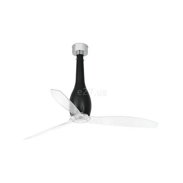 Потолочный вентилятор Faro 32003 ETERFAN Matt black/transparent fan with DC motor