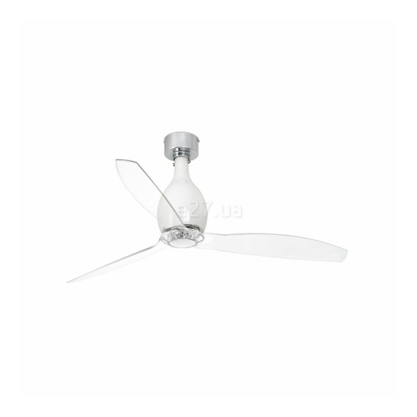 Стельовий вентилятор Faro 32020 MINI ETERFAN M Shiny white/transparent fan with DC motor