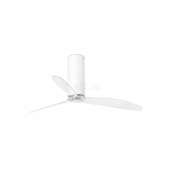 Потолочный вентилятор Faro 32034WP TUBE FAN Matt white/transparent fan DC SMART