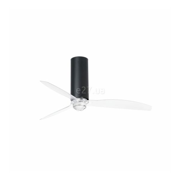 Люстра-вентилятор Faro 32036-10 TUBE FAN M LED Matt black/transparent FAN LED with DC motor