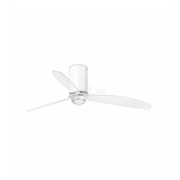 Люстра-вентилятор Faro 32038WP-9 MINI TUBE FAN M LED Shiny white/transparent FAN M LED with DC SMART motor