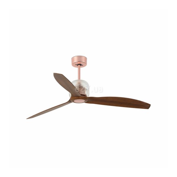 Потолочный вентилятор Faro 33399D DECO FAN M Copper/wood FAN LED with DC motor