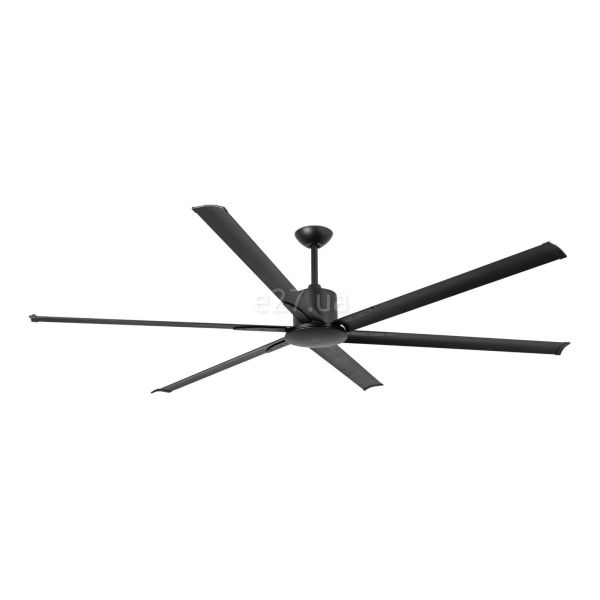 Стельовий вентилятор Faro 33414A ANDROS XL Black fan with DC motor