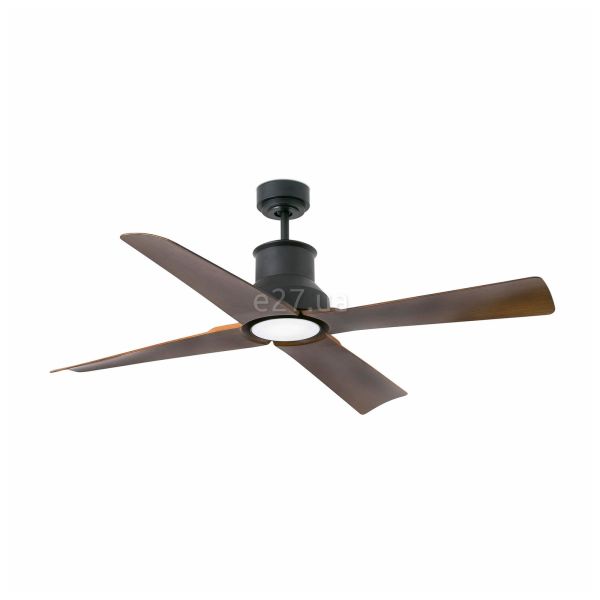 Люстра-вентилятор Faro 33481-7 WINCHE M LED Brown fan with DC motor