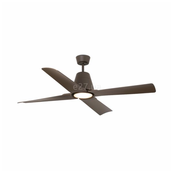 Люстра-вентилятор Faro 33490-16 TYPHOON M LED Brown fan with DC motor