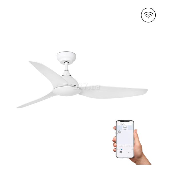 Потолочный вентилятор Faro 33770WP SIOUX L White fan DC SMART