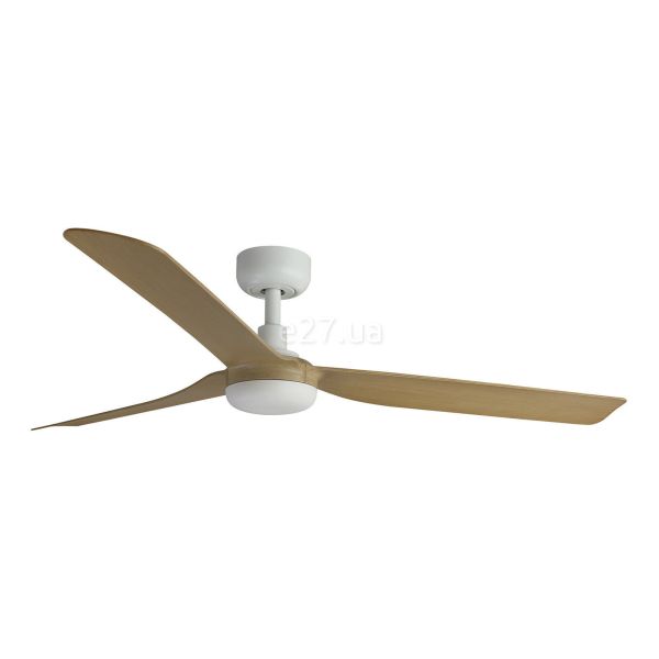 Потолочный вентилятор Faro 33816 PUNT M White/light wood fan with DC motor