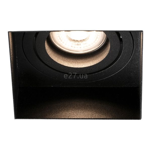 Точечный светильник Faro 40113 Hyde SQ Black orientable square recessed lamp without frame