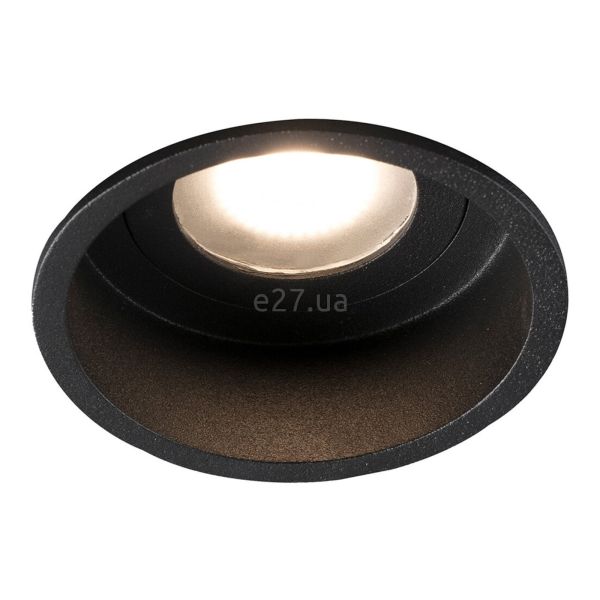 Точечный светильник Faro 40115 Hyde R Black round recessed lamp