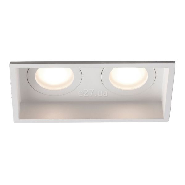 Точечный светильник Faro 40124 Hyde SQ 2L White square recessed lamp