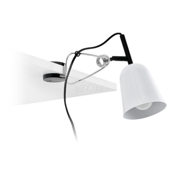 Настольная лампа Faro 51135 STUDIO White clip lamp