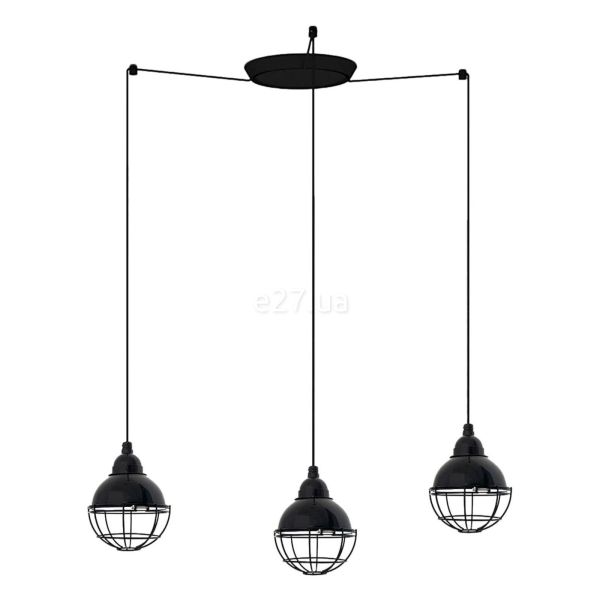 Люстра Faro 62802-3L CLAIRE 3L Black pendant lamp