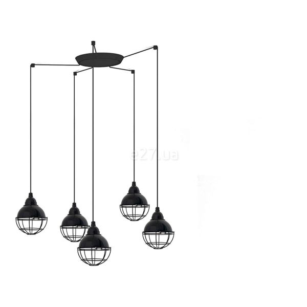 Люстра Faro 62802-5L CLAIRE 5L Black pendant lamp