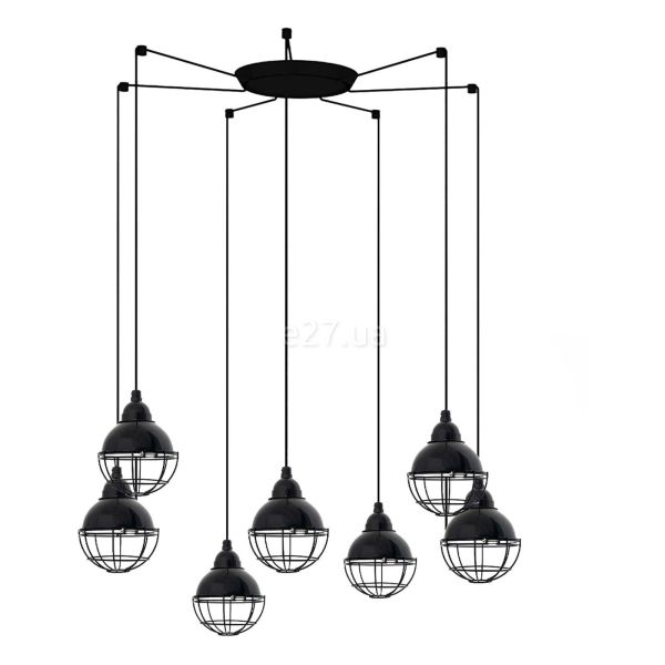 Люстра Faro 62802-7L Claire 7L Black pendant lamp