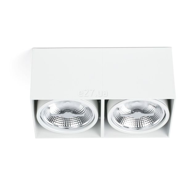 Точковий світильник Faro 63276 TECTO 2L AR111 White ceiling lamp