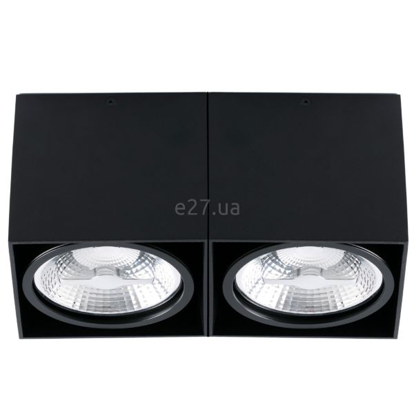 Точковий світильник Faro 63277 TECTO 2L AR111 Black ceiling lamp