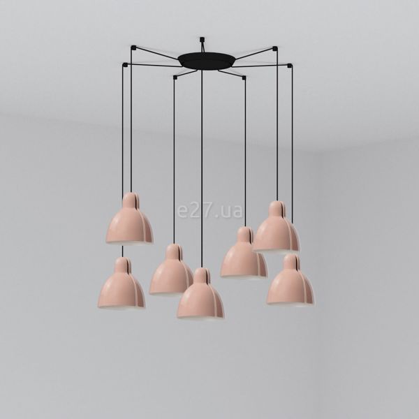 Люстра Faro 64255-113-7L Venice 7L Pink pendant lamp