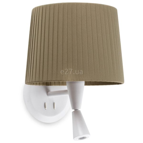 Бра Faro 64308-37 SAMBA White/ribbon green wall lamp with reader