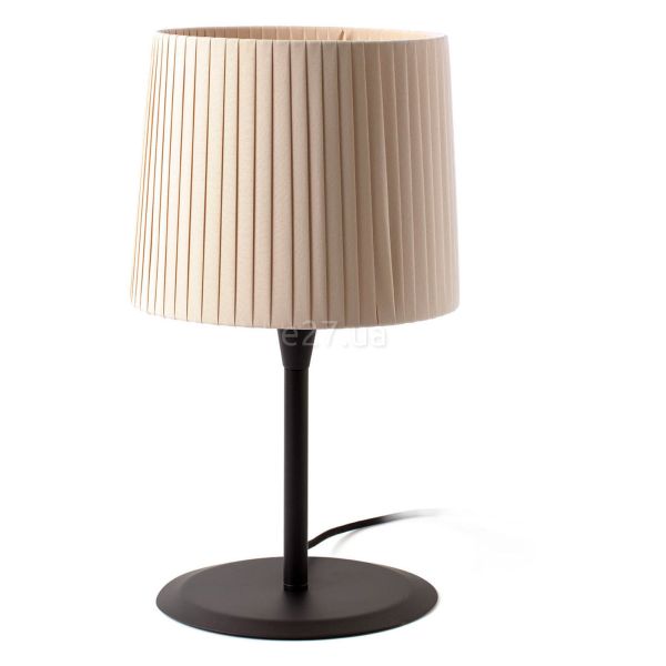 Настольная лампа Faro 64311-38 SAMBA Black/ribbon beige table lamp