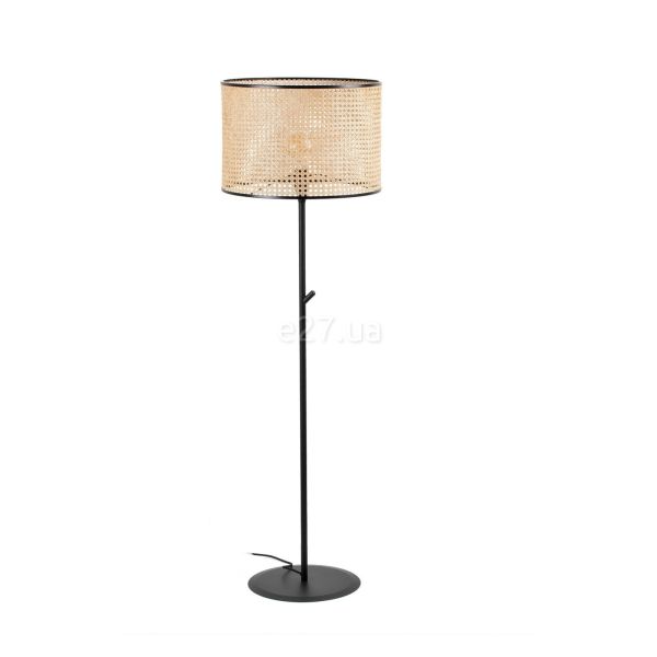 Торшер Faro 64313-49 MAMBO Black/rattan floor lamp