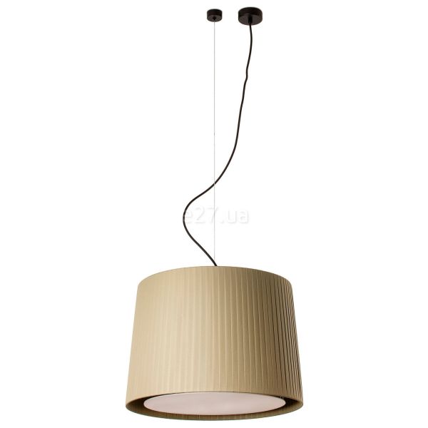 Підвісний світильник Faro 64314-46 SAMBA Black/ribbon green pendant lamp ø450