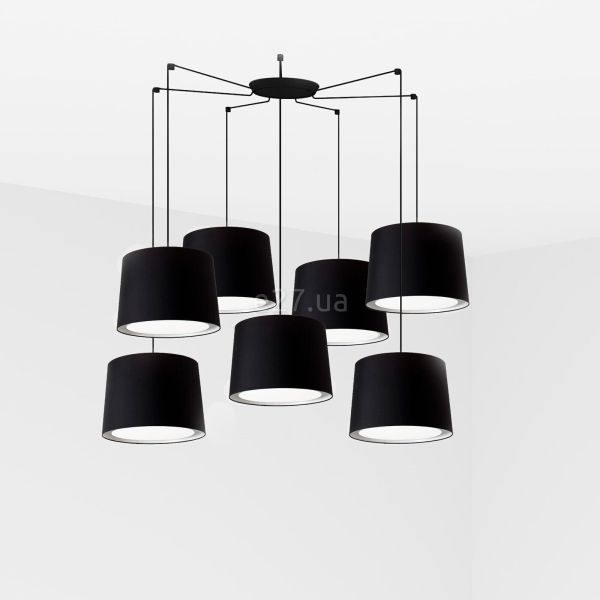 Люстра Faro 64314-56-7L CONGA 7L Black pendant lamp