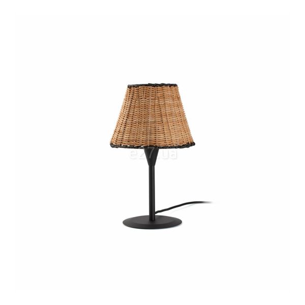 Настольная лампа Faro 64317-71 SUMBA S Black/rattan mini table lamp