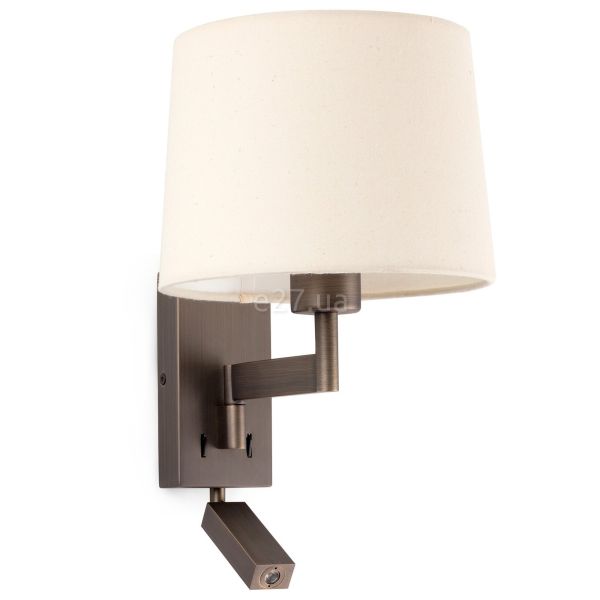 Бра Faro 68492-02 ARTIS Bronze/beige table lamp with reader