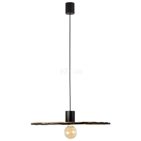 Підвісний світильник Faro 68590-69 COSTAS 600 Black/rattan pendant lamp