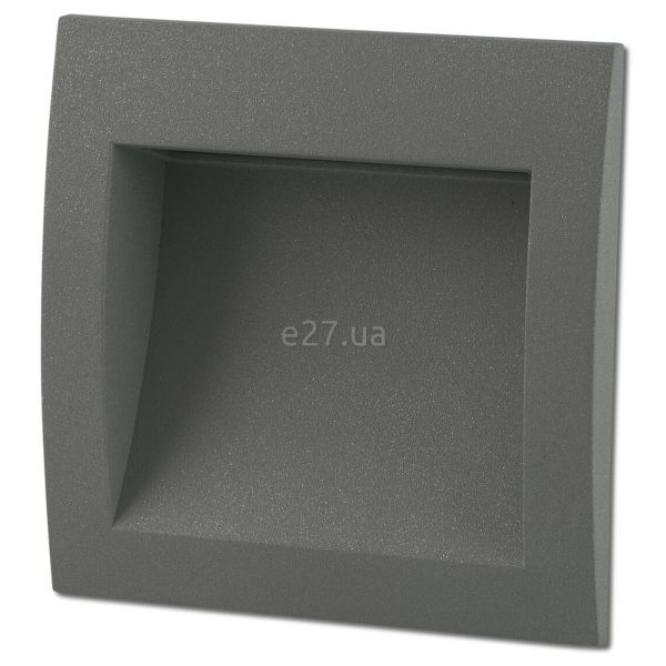 Настінний світильник Faro 70146 SEDNA SQ 90 Dark grey recessed lamp