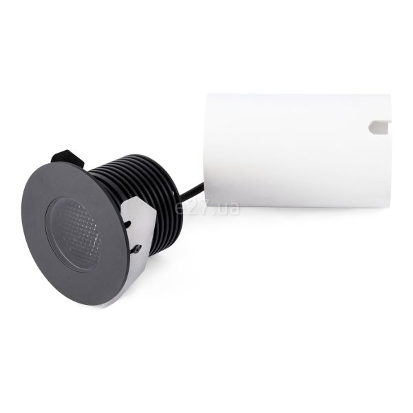 Грунтовый светильник Faro 70736 GRUND 80 Black recessed lamp 7W 2700K