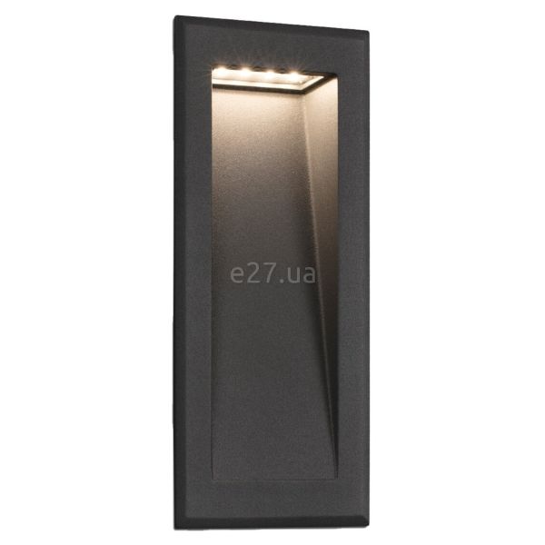 Настенный светильник Faro 70833 SOUN 105 Dark grey recessed lamp