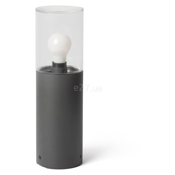 Парковий світильник Faro 71746 KILA 400 Dark grey beacon lamp transparent