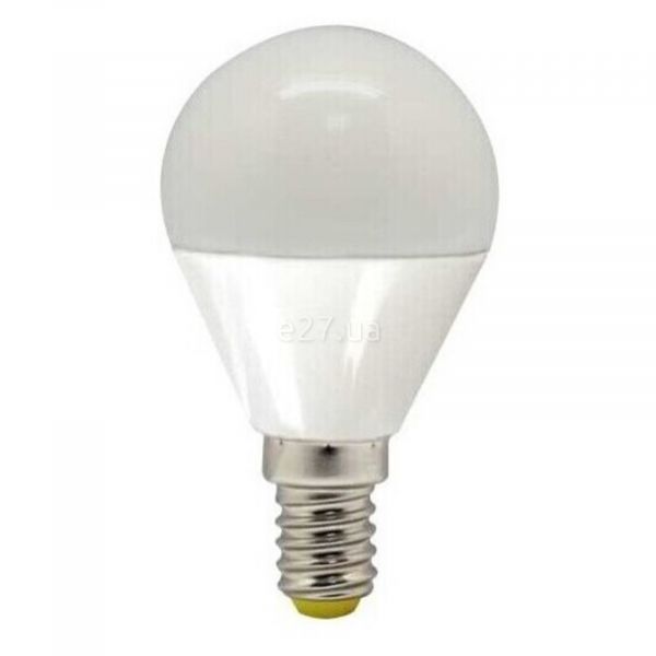 Лампа светодиодная Feron 1503 мощностью 5W из серии Алюпласт. Типоразмер — P45 с цоколем E14, температура цвета — 4000K. В наборе 3шт.