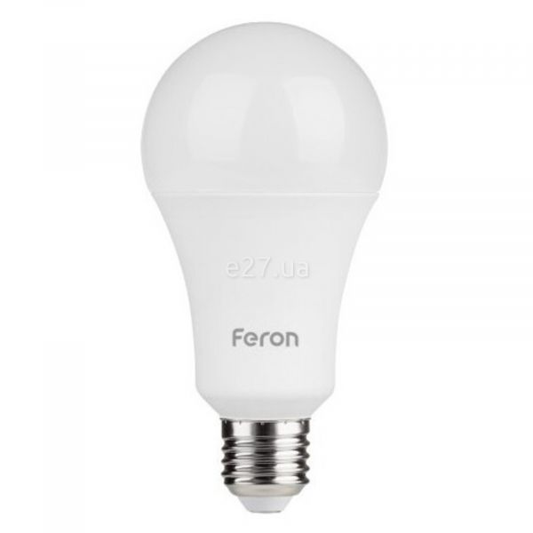Лампа светодиодная Feron 1871 мощностью 18W. Типоразмер — A65 с цоколем E27, температура цвета — 4000K