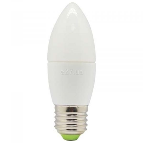Лампа світлодіодна Feron 25677 потужністю 6W з серії Standard. Типорозмір — C37 з цоколем E14, температура кольору — 2700K