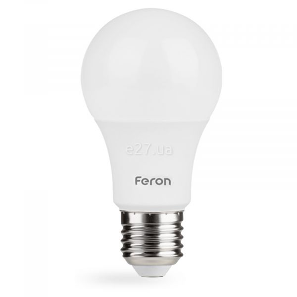 Лампа светодиодная Feron 25974 мощностью 10W из серии Standard. Типоразмер — A60 с цоколем E27, температура цвета — 2700K