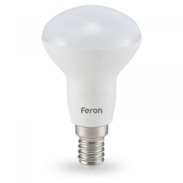 Лампа светодиодная Feron 25982 мощностью 7W. Типоразмер — R50 с цоколем E14, температура цвета — 2700K