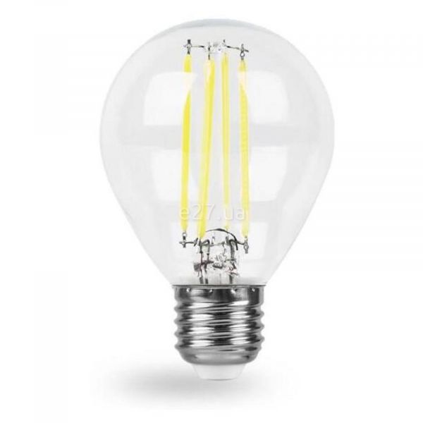 Лампа світлодіодна Feron 40078 потужністю 6W з серії LB-161. Типорозмір — G45 з цоколем E27, температура кольору — 2700K