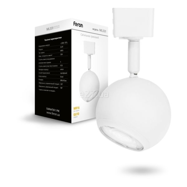 Трековый светильник Feron 40135 ML331