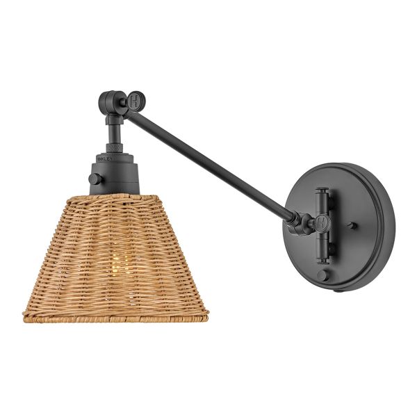 Бра Hinkley HK-ARTI-1W-BK-NR Arti 1 lt Black/Rattan