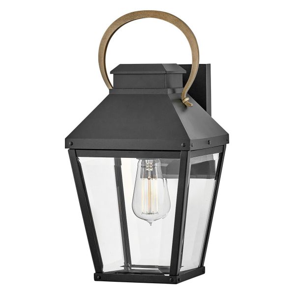 Бра Hinkley HK-DAWSON-M Dawson 1 lt Outdoor Medium Black/Burnished Bronze