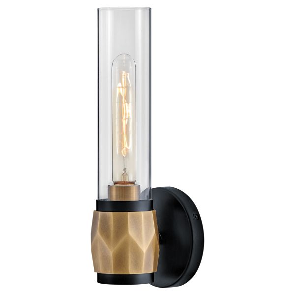 Бра Hinkley HK-ELLISON1-BK-HB Ellison 1 lt Black/Heritage Brass