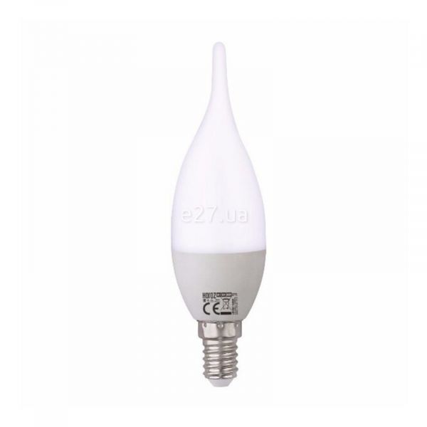 Лампа світлодіодна Horoz Electric 001-004-0006-011 потужністю 6W з серії Craft. Типорозмір — C37 з цоколем E14, температура кольору — 6400K