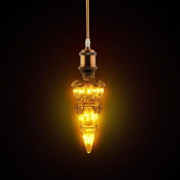 Лампа світлодіодна Horoz Electric 001-059-0002-050 потужністю 2W з серії Pine з цоколем E27, температура кольору — Amber