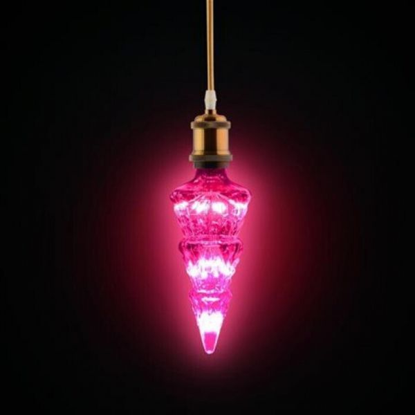 Лампа світлодіодна Horoz Electric 001-059-0002-060 потужністю 2W з серії Pine з цоколем E27, температура кольору — Pink