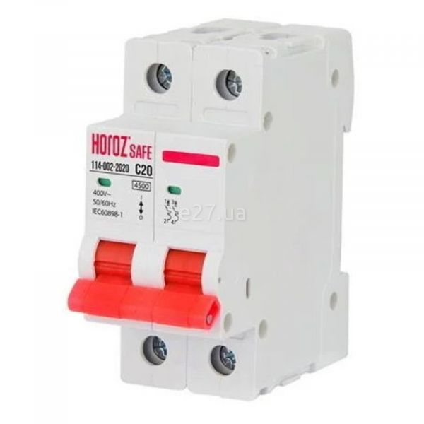 Автоматичний вимикач Horoz Electric 114-002-2025-010 Safe