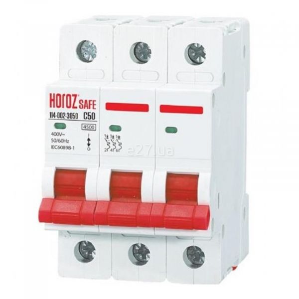 Автоматичний вимикач Horoz Electric 114-002-3050-010 Safe