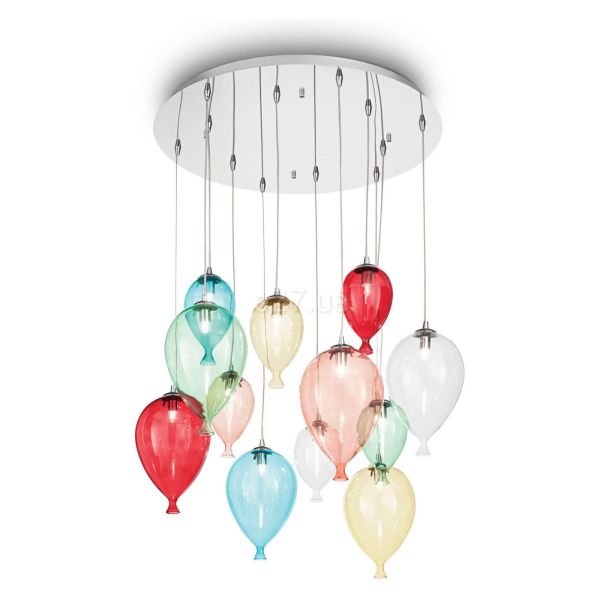 Подвесной светильник Ideal Lux 100951 Clown SP12 Color