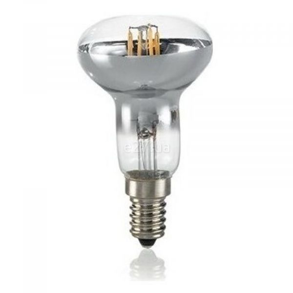 Лампа світлодіодна Ideal Lux 101255 потужністю 4W. Типорозмір — R50 з цоколем E14, температура кольору — 2700K